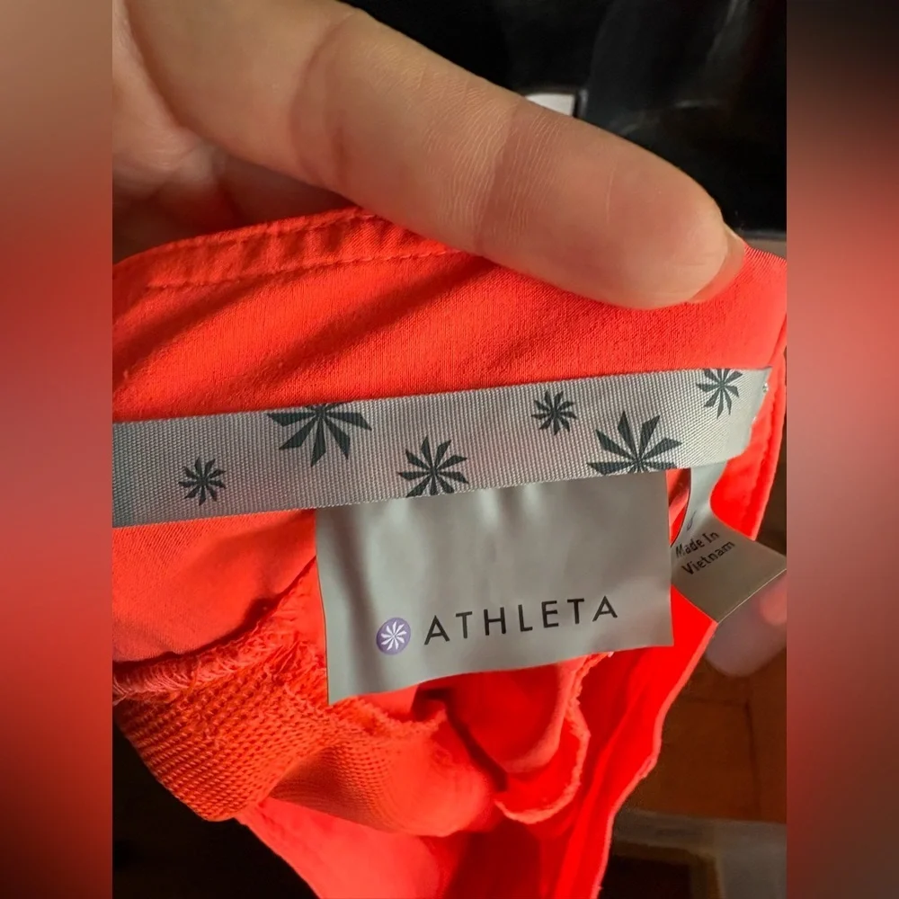 Athleta Womens bright orange Costa board shorts, size 8, NWOT swim shorts - Picture 3 of 10